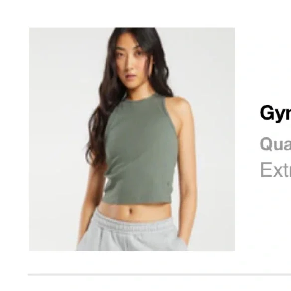 Gymshark Cotton Rib Tank - Picture 2 of 5